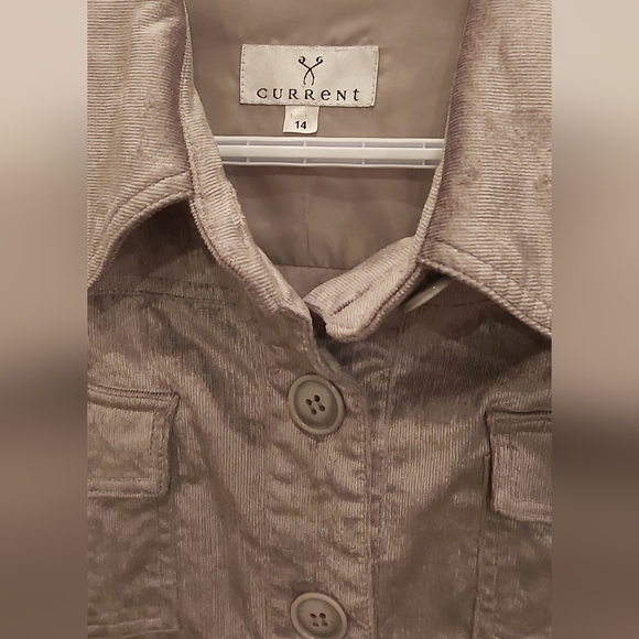CURRENT silver corduroy jacket - Picture 3 of 5